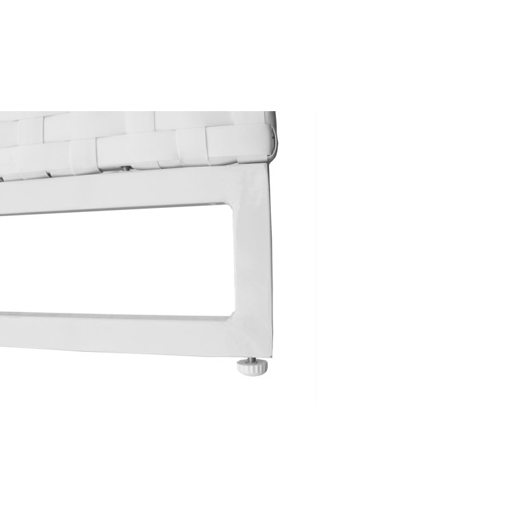 Timeless White Wicker 4-Person Sectional Seating Group with Spa Cushions