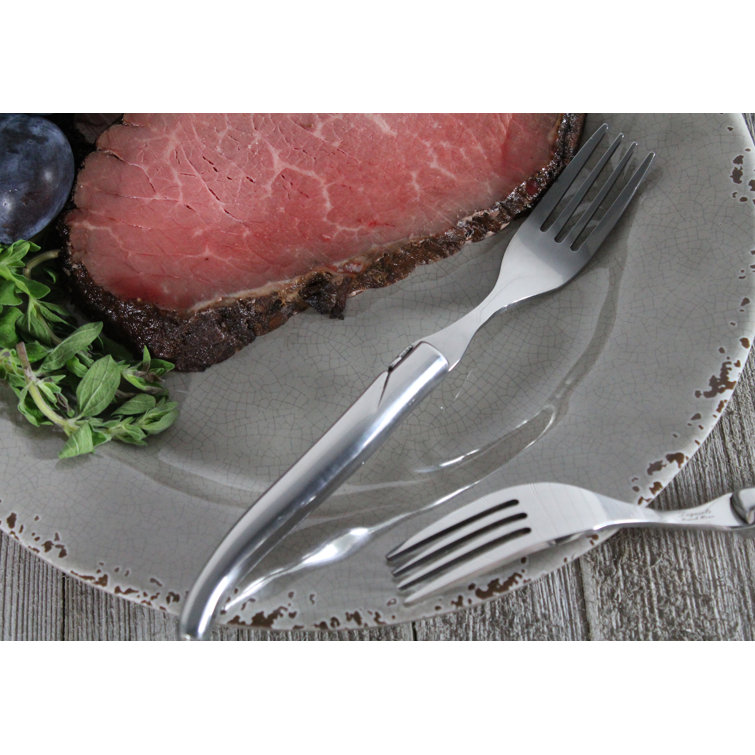 French Home French Home Laguiole Connoisseur Solid Stainless Steel Steak Forks, 4-Piece Set (Set of 4)