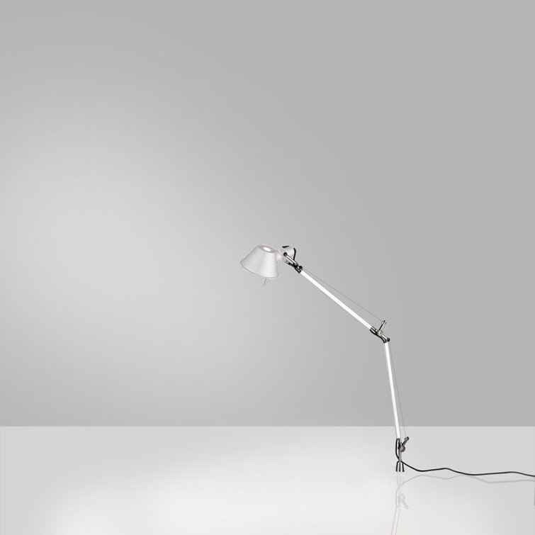 White Adjustable Mini Clip-on Table Lamp