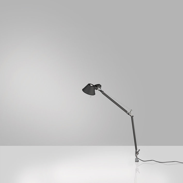White Adjustable Mini Clip-on Table Lamp