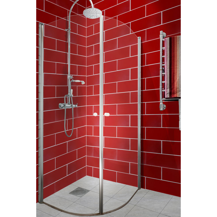 Premium 4" x 12" Polished Red Glass Subway Tile