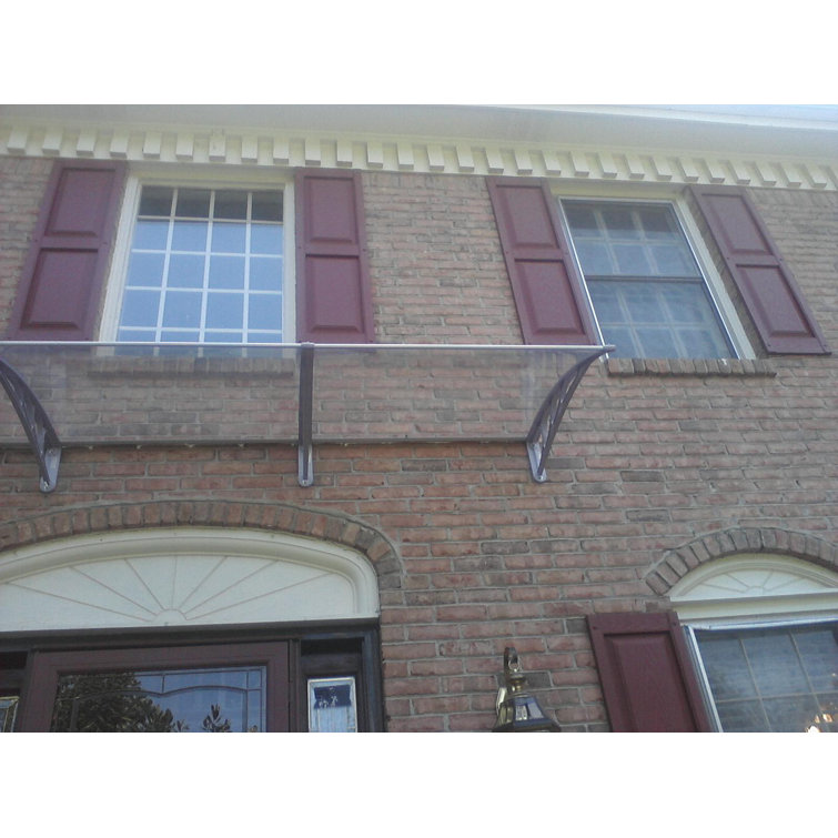Clear Polycarbonate Door and Window Awning Cover
