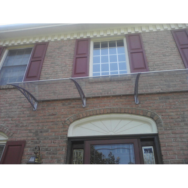 Clear Polycarbonate Door and Window Awning Cover