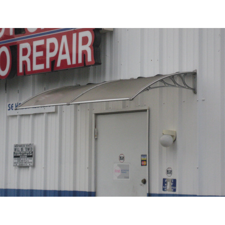 Clear Polycarbonate Door and Window Awning Cover