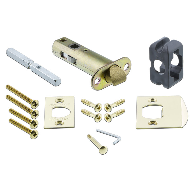 Polished Brass and Crystal Privacy Door Knob with Rope Rosette