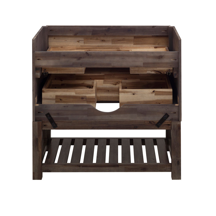 Fresca Formosa 35" Free-Standing Open Bottom Single Bathroom Vanity Base Only