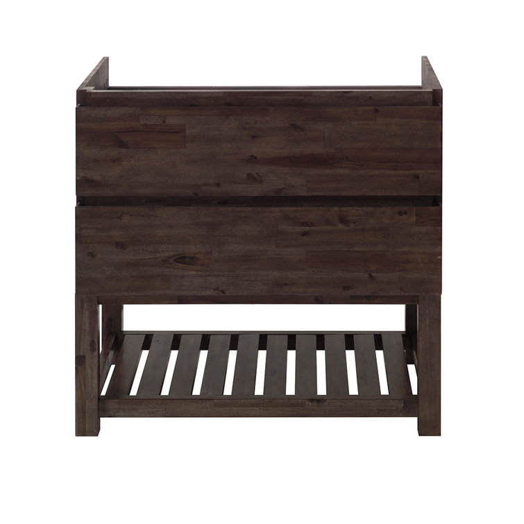 Fresca Formosa 35" Free-Standing Open Bottom Single Bathroom Vanity Base Only