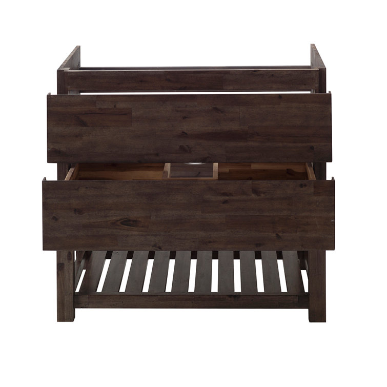 Fresca Formosa 35" Free-Standing Open Bottom Single Bathroom Vanity Base Only