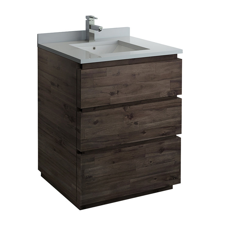 Formosa 30'' Brown Quartz Top Single Vanity