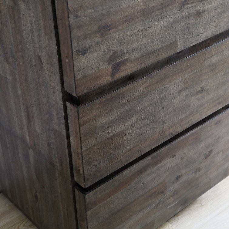 Elegant 36" Brown Quartz Top Bathroom Vanity Set with Mirror