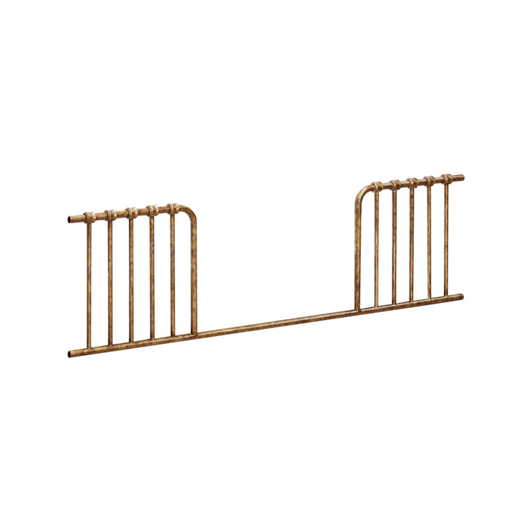 Vintage Gold Iron Toddler Bed Rail Conversion Kit