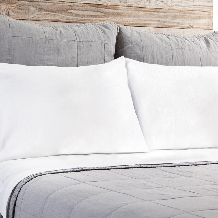 Antwerp Sky Blue King-Sized Cotton Quilted Coverlet