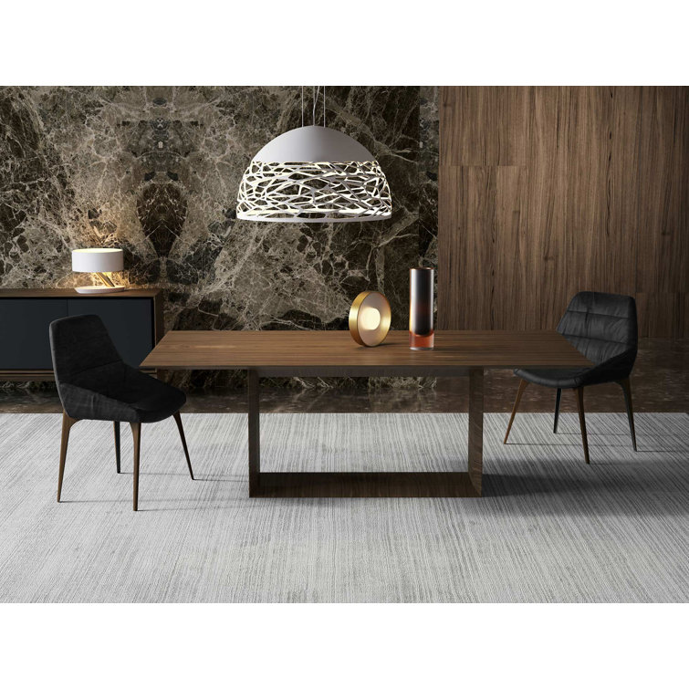 Greenwich Walnut Wood Rectangular Dining Table for Ten