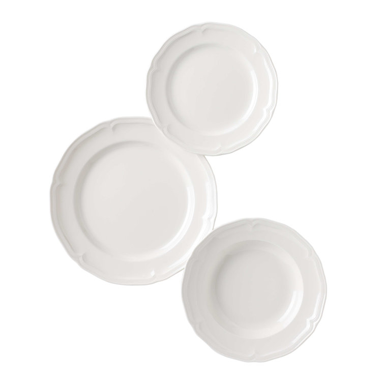 Villeroy & Boch White Porcelain 18-Piece Dinnerware Set