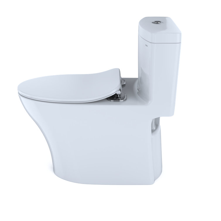 Aquia IV Cotton White Dual Flush One-Piece Toilet