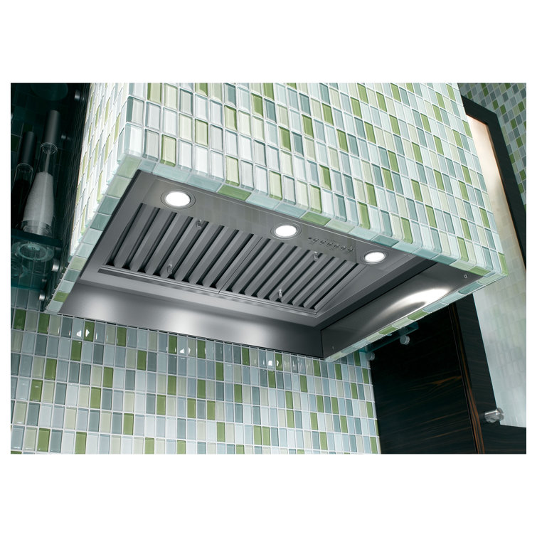 30" Stainless Steel Smart Convertible Insert Range Hood with LED Lighting
