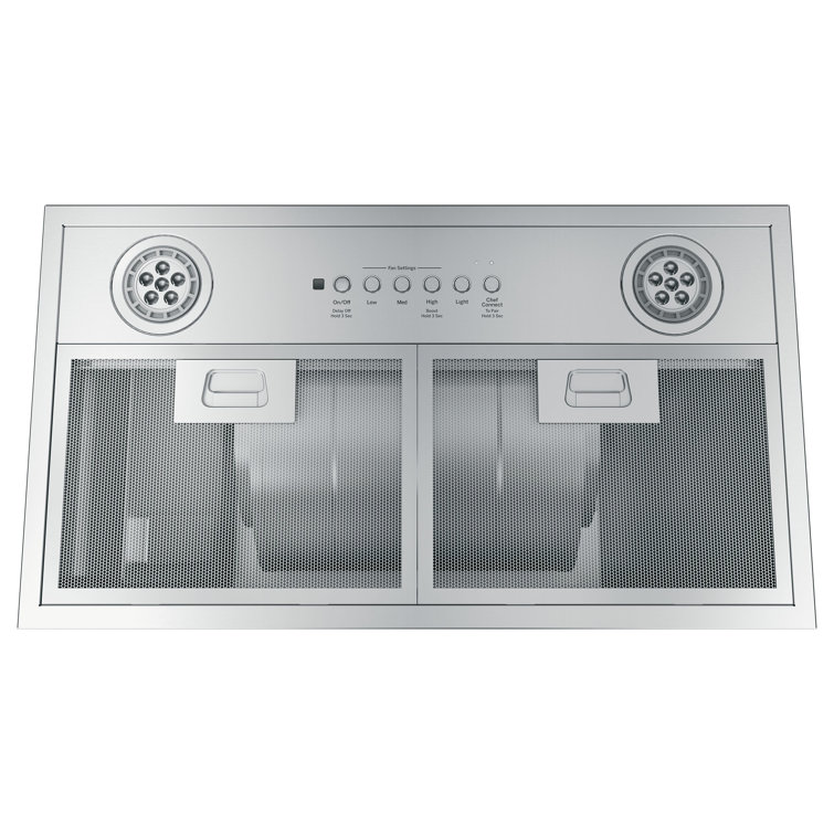 Stainless Steel 20" Convertible Insert Range Hood with Heat Sentry