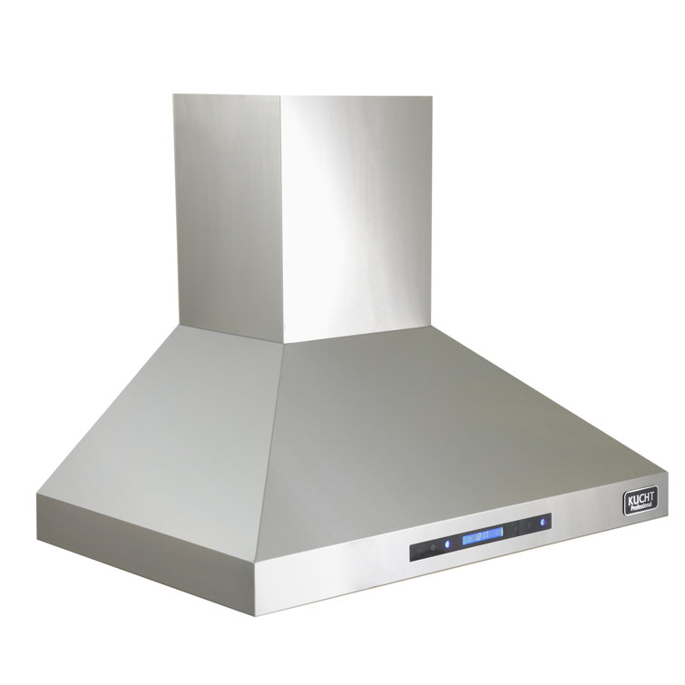 Kucht 36" Stainless Steel Wall Mounted Range Hood with LED Lights