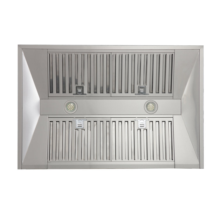 Kucht 36" Stainless Steel Wall Mounted Range Hood with LED Lights