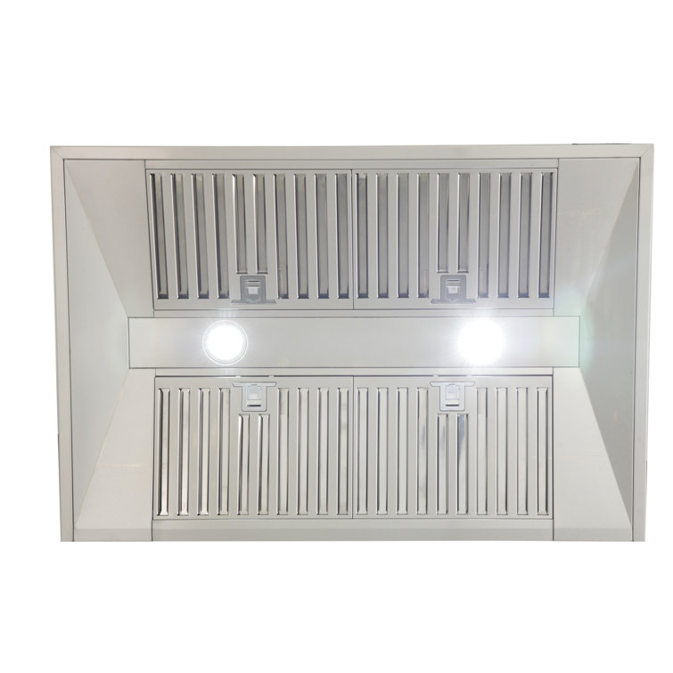 Kucht 36" Stainless Steel Wall Mounted Range Hood with LED Lights