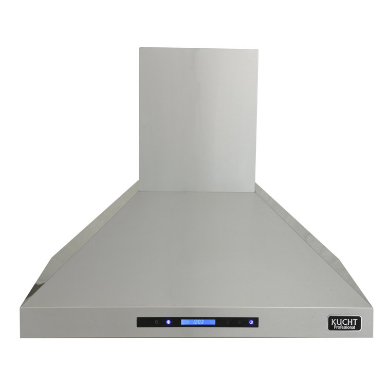 Kucht 30" Stainless Steel Wall Mounted Range Hood with LED Lights