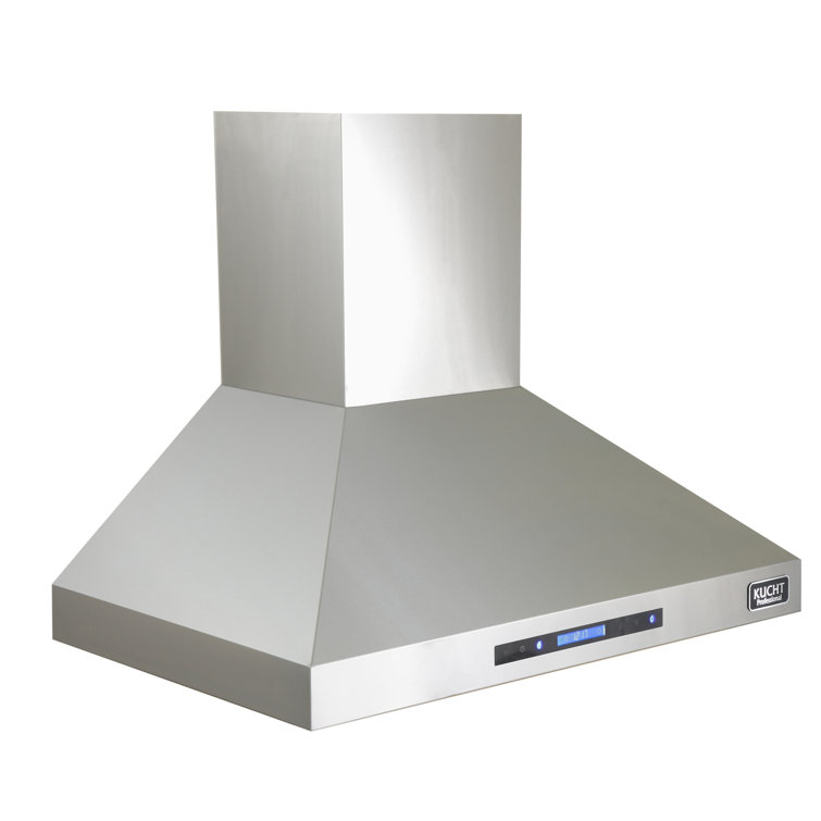 Kucht 30" Stainless Steel Wall Mounted Range Hood with LED Lights