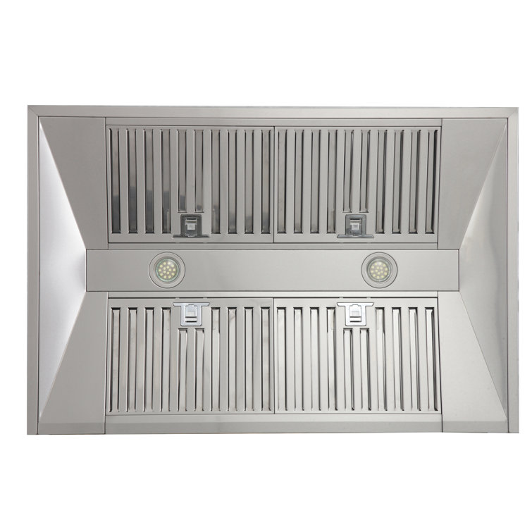 Kucht 30" Stainless Steel Wall Mounted Range Hood with LED Lights