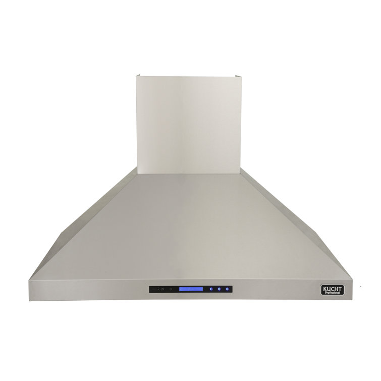 Kucht 48" Stainless Steel Wall Mounted Range Hood with LED Lights
