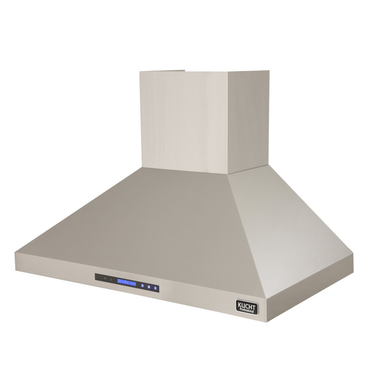 Kucht 48" Stainless Steel Wall Mounted Range Hood with LED Lights