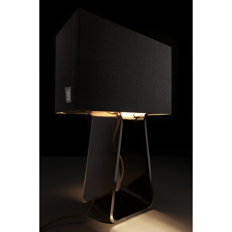 Charcoal Minimalist Tube Top Table Lamp