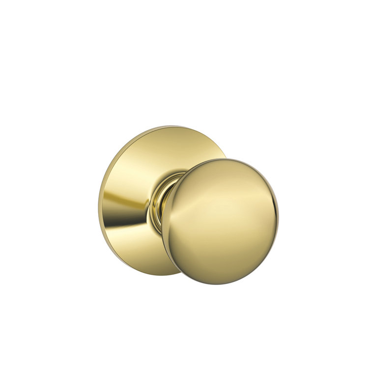 Bright Polished Brass Traditional Passage Door Knob
