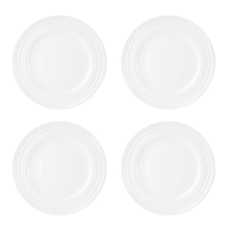 Ciara White Porcelain 16-Piece Dinnerware Set, Service for 4