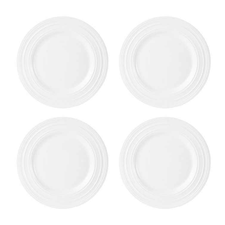Ciara White Porcelain 16-Piece Dinnerware Set, Service for 4