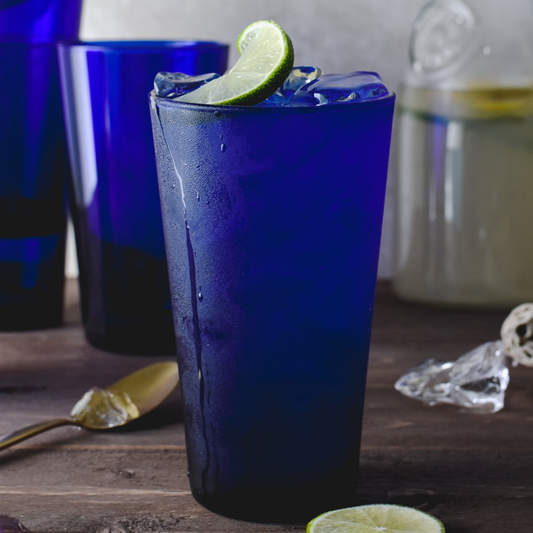 Libbey Cobalt Blue 17.25 oz Glass Tumbler Set