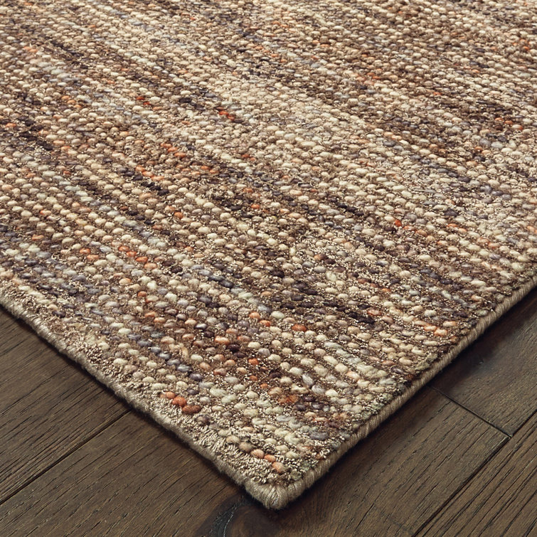 Luxurious Hand-Tufted Gray Wool & Viscose 6' x 9' Area Rug