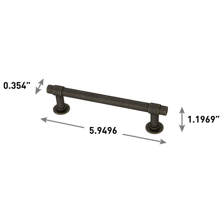 Francisco 4.95" Brushed Nickel Bar Pull Multipack