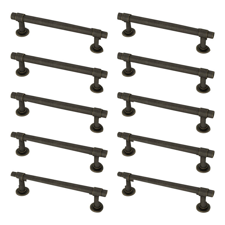 Warm Chestnut Nickel 3" Industrial Bar Pull Multipack