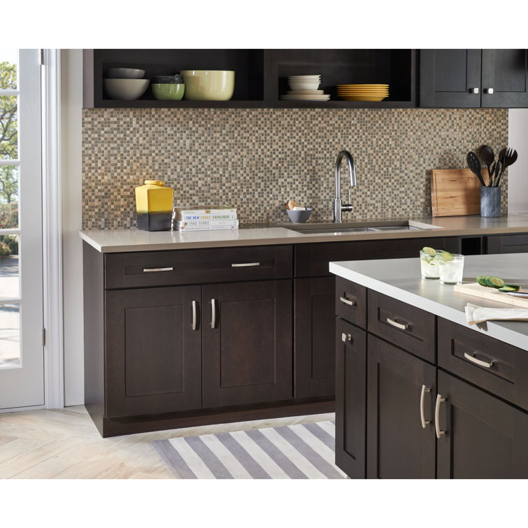 Brushed Nickel Square Cabinet Knob with Mounting Hardware