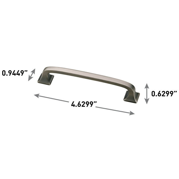 Brushed Nickel 4.63" Cabinet Bar Pulls with Mounting Hardware