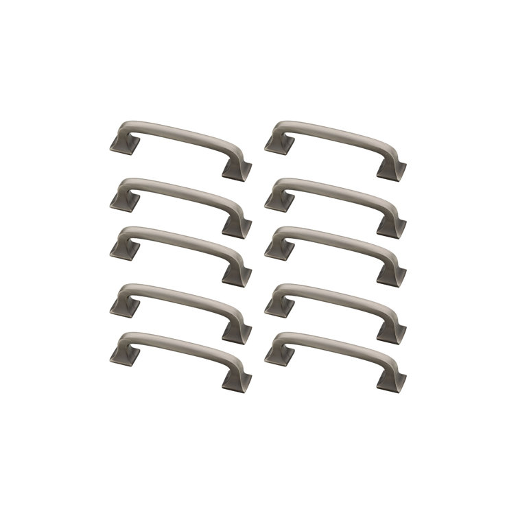 Brushed Nickel 4.63" Cabinet Bar Pulls with Mounting Hardware
