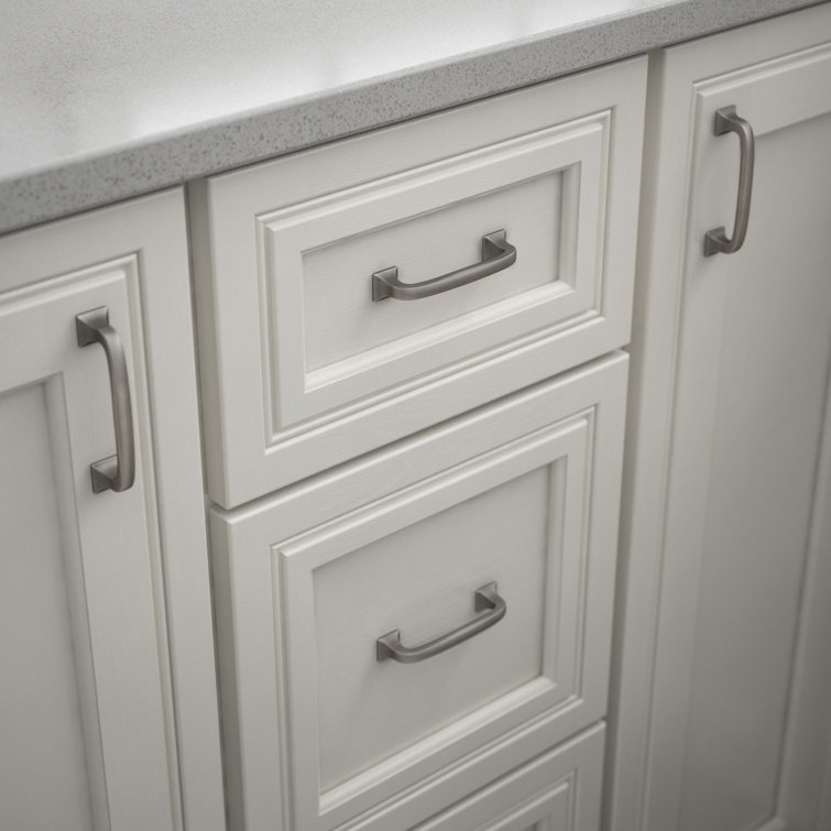 Brushed Nickel 4.63" Cabinet Bar Pulls with Mounting Hardware