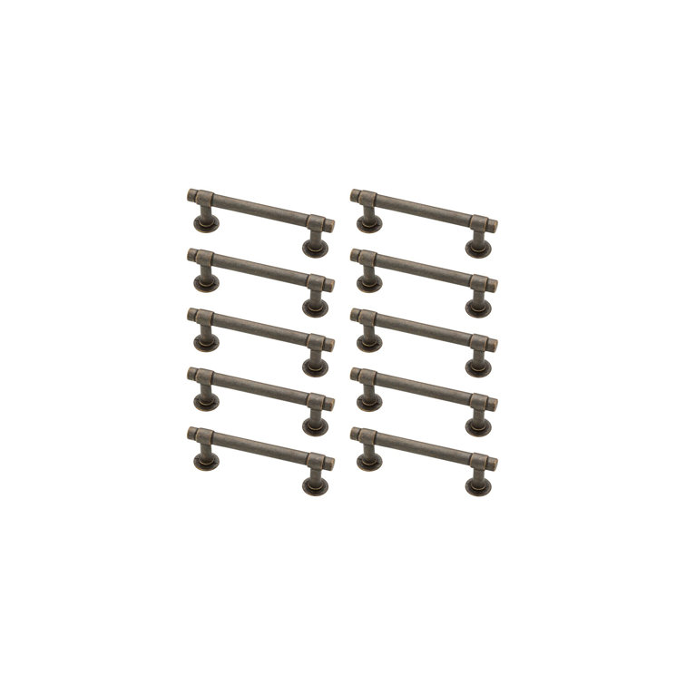 Warm Chestnut Nickel 3" Industrial Bar Pull Multipack