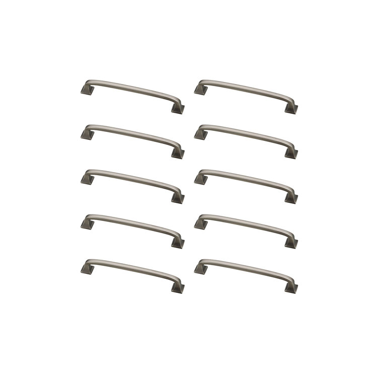 Brushed Nickel 4.63" Cabinet Bar Pulls with Mounting Hardware