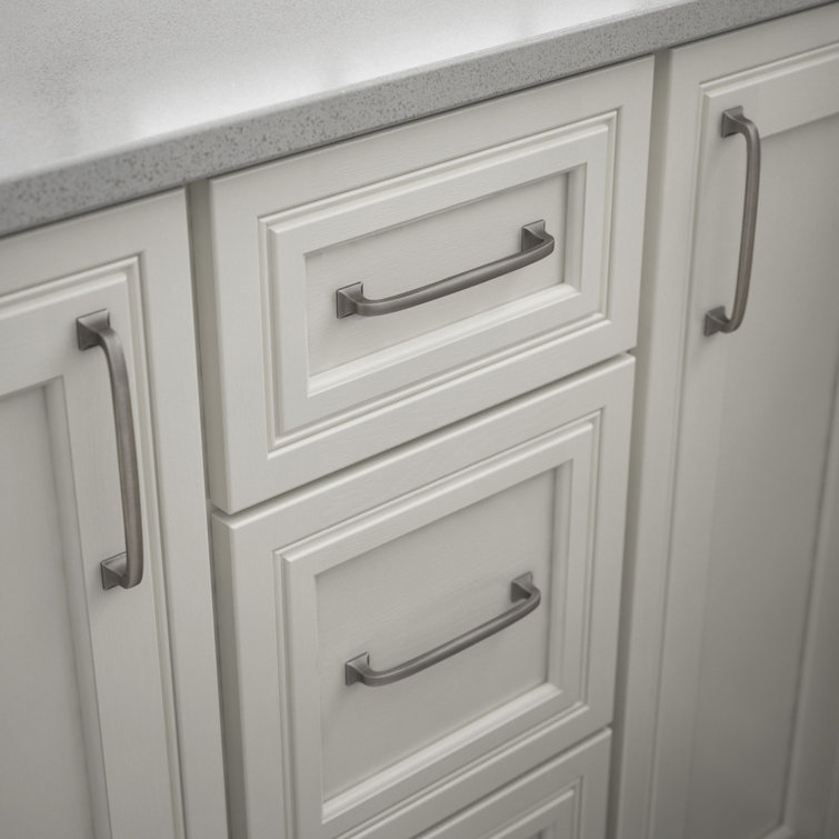Brushed Nickel 4.63" Cabinet Bar Pulls with Mounting Hardware