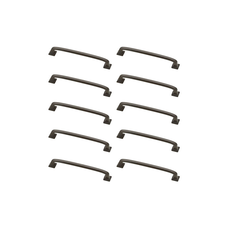 Soft Iron 4" Bar Pull Handles with Mounting Hardware