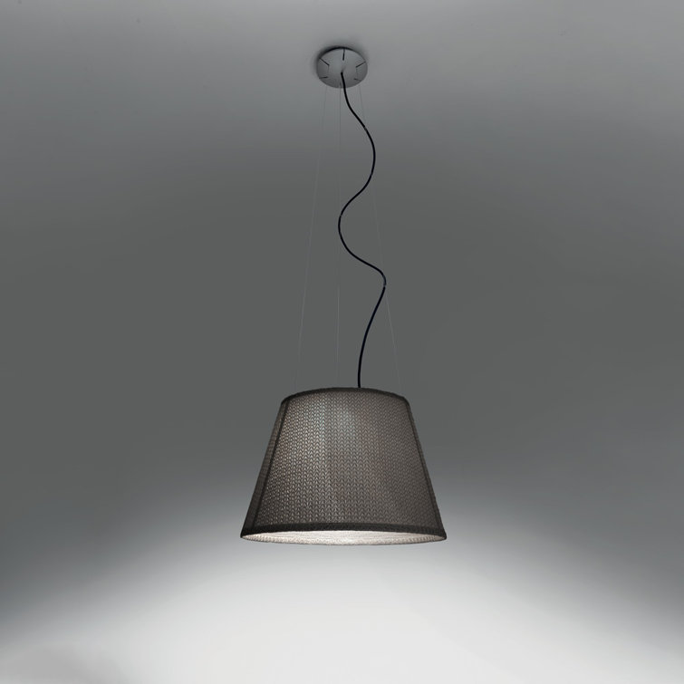 Basalt LED Indoor/Outdoor Drum Pendant Light