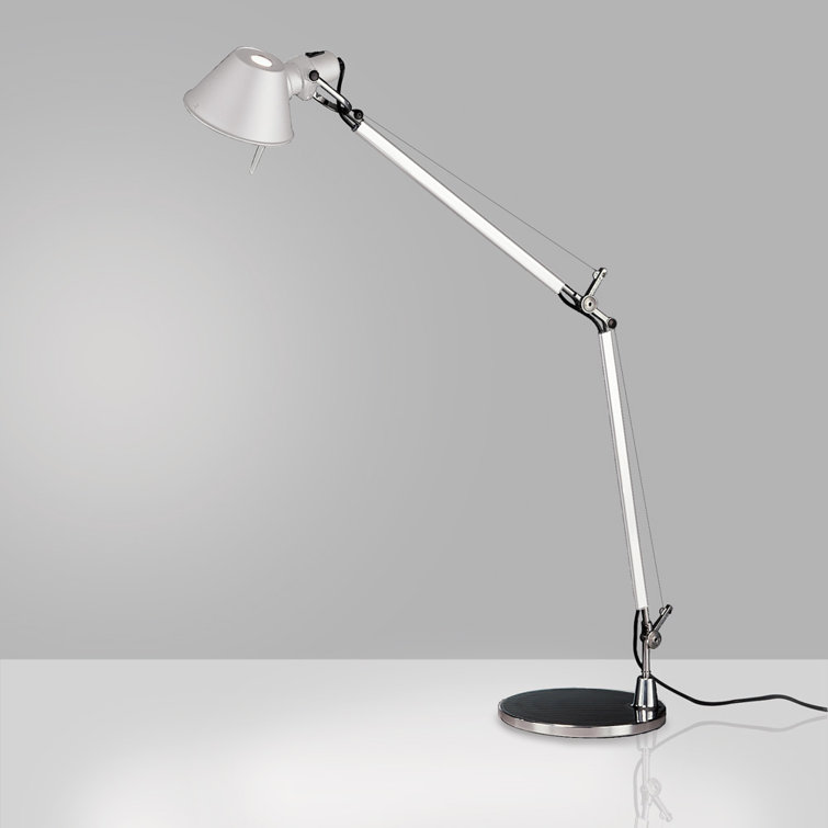 White Adjustable Mini Clip-on Table Lamp