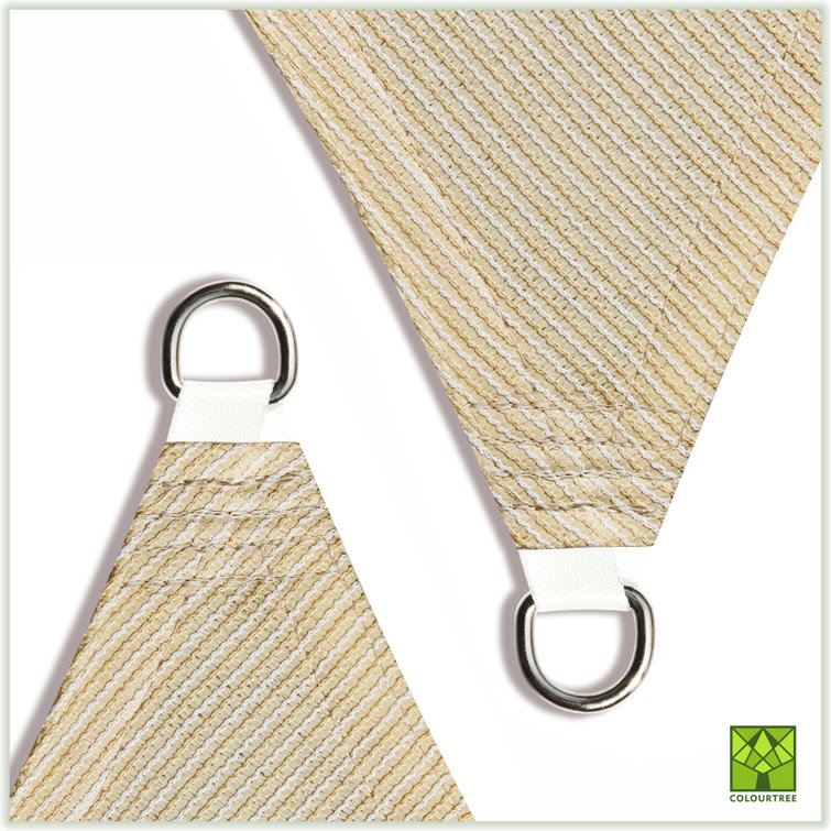 Sand Beige 8' x 10' UV Resistant Sun Shade Sail