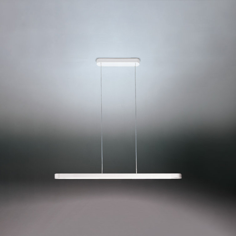 Talo 150 Large White Aluminum LED Kitchen Island Light