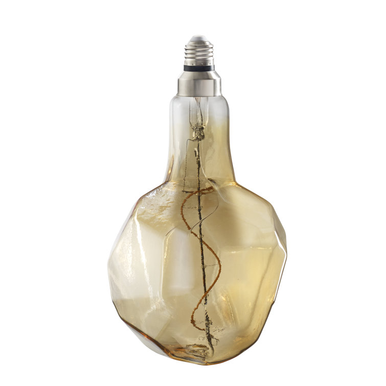 Oversized Amber LED Edison Bulb with Nostalgic Filament